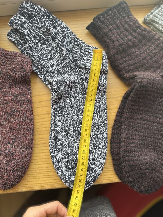 Вʼязані чоловічі шкарпетки. Великий розмір, 45-47.