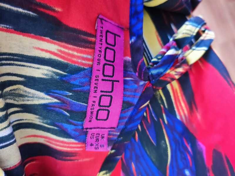 Boohoo r 34 sukienka z krótszym przodem