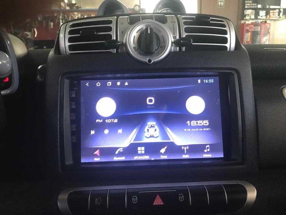 Auto Rádio 9' SMART 451 / W451 | GPS ANDROID Bluetooth USB APPS WIFI | CARPLAY • ANDROID AUTO