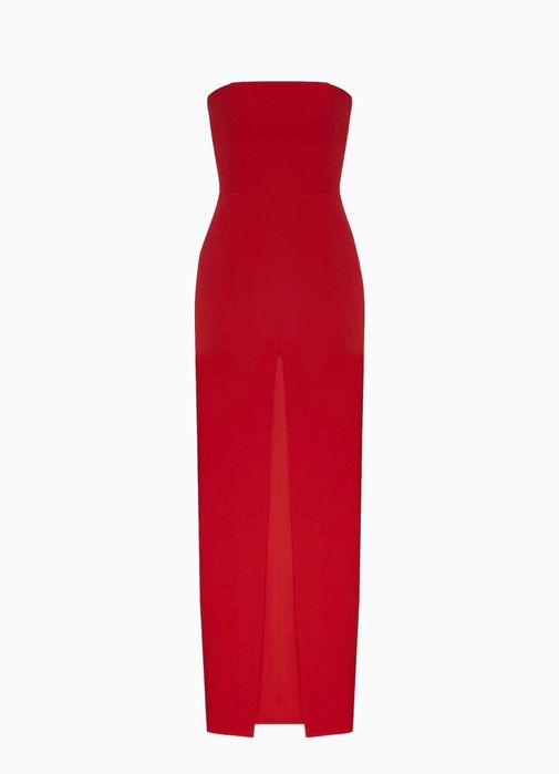 Balykina Maxi Dress With A Cut Red, розмір S