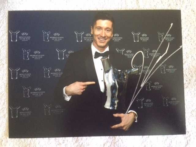 Robert Lewandowski oryginalny autograf RARYTAS