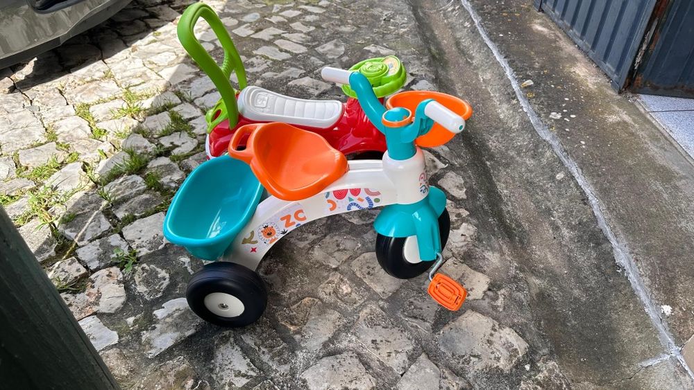 Andador CLEMENTONI Baby Ride-On Car 3 em 1 e Triciclo Zoko (Idade Míni