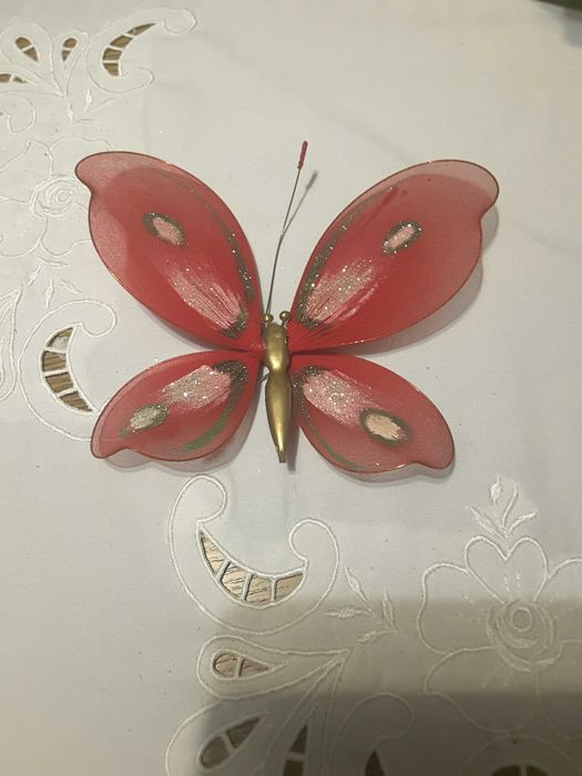 Motyl dekoracyjny na firankę