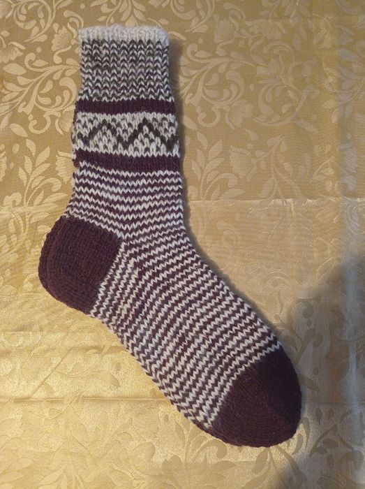 Носки шерстяные мужские (ручная работа)