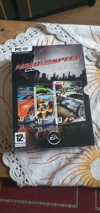 Pudełko na gry pc need for speed underground most wanted collectors se