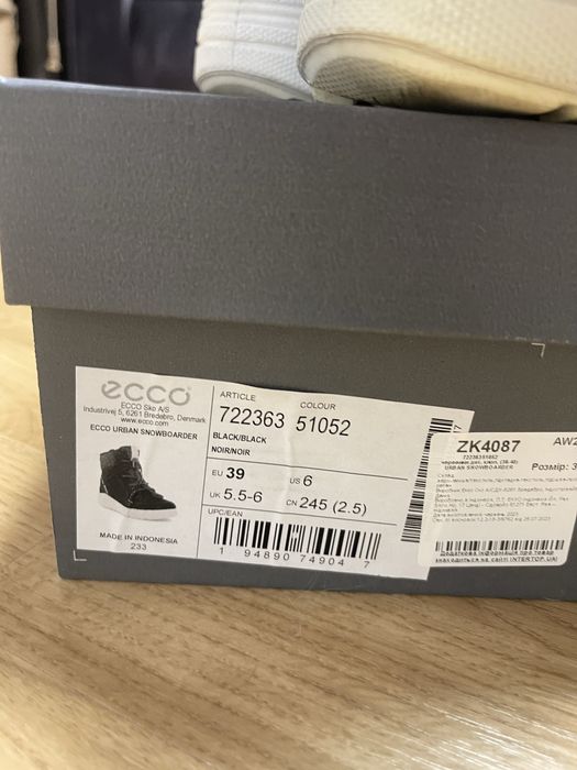 Чоботи ecco на підлітка