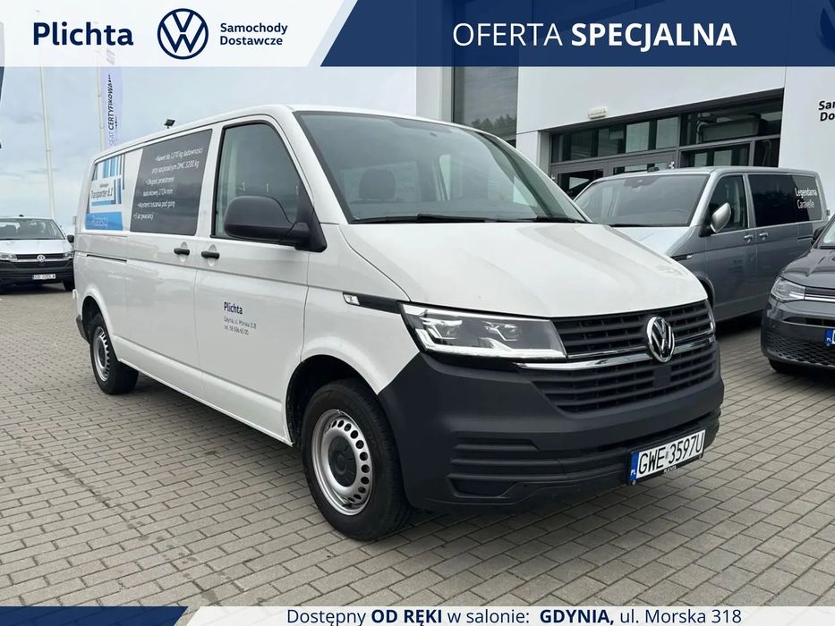 Volkswagen Transporter  Brygadowy 6-os! Reflektory Full LED! Webasto! od ręki!