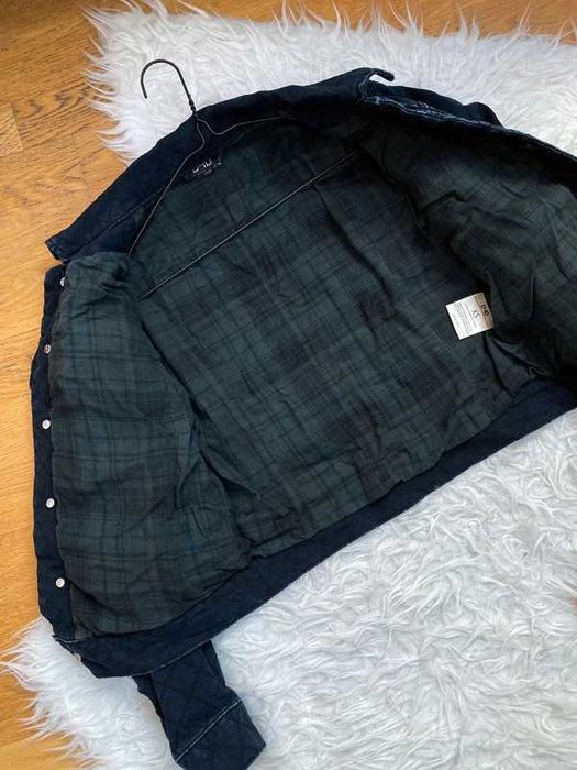 Ciemnogranatowa czarna kurtka jeansowa dżinsowa rozmiar XS krótka