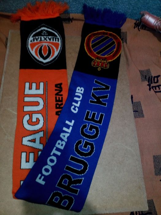 На подарок, Теплый Зимний Шарф футбольный длинный