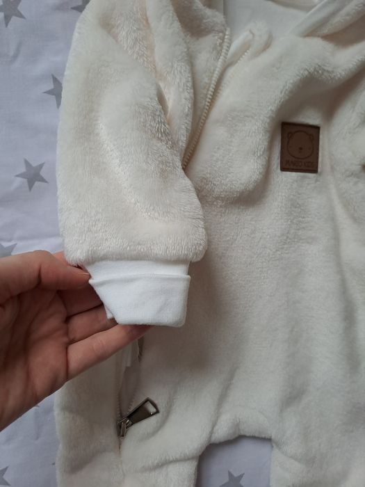 Теплий чоловічок, флісовий комбінезон з підкладкою, на виписку 0-1 м.