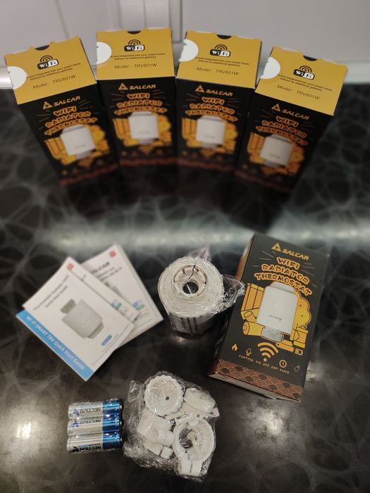 Термостат для радіатора Thermostat Salcar TRV801W, аналог aqara