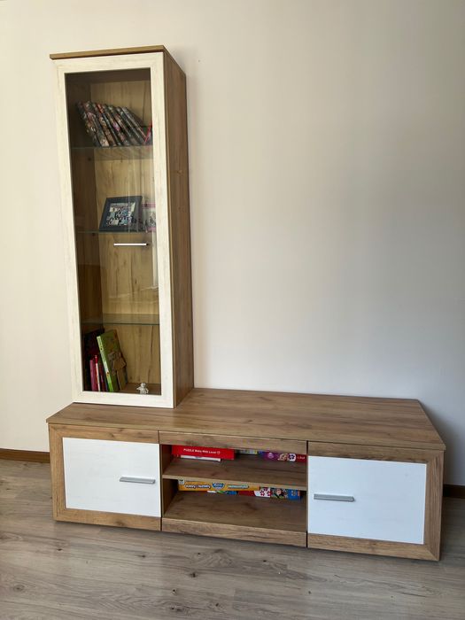 Meblościanka RTV witryna komoda 160 x 53