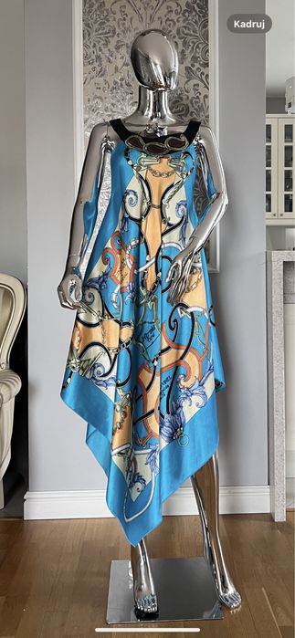 Asymetryczna sukienka letnia 40