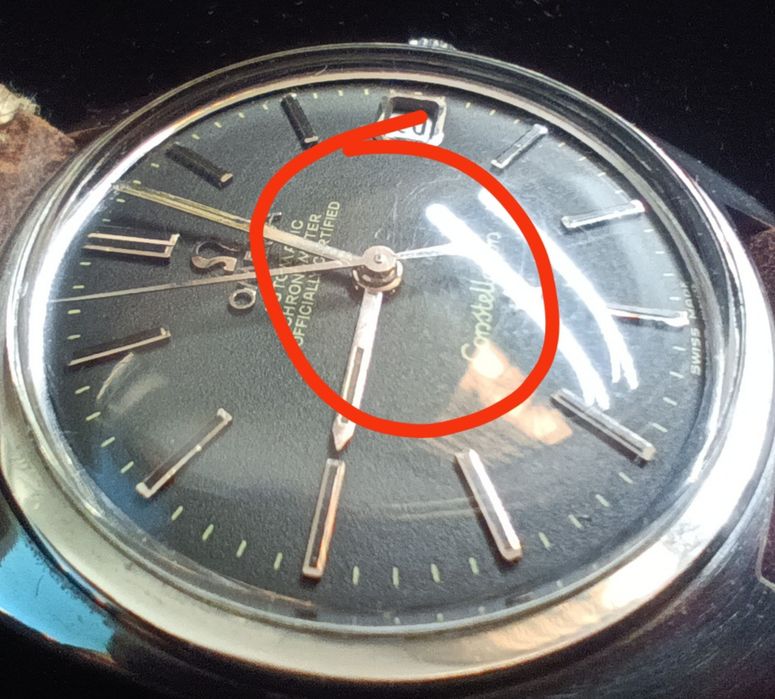 OMEGA Constellation CHRONOMETER cal. 564 czarna vintage 1966 rok