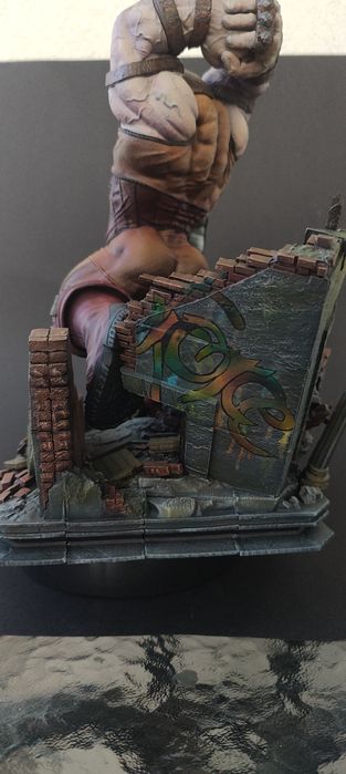 Juggernaut vs Colossus diorama figurka pomalowana fan art