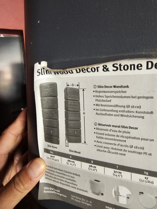 Zbiornik na wodę deszczową do ogrodu