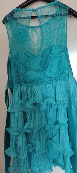 Vestido azul marinho