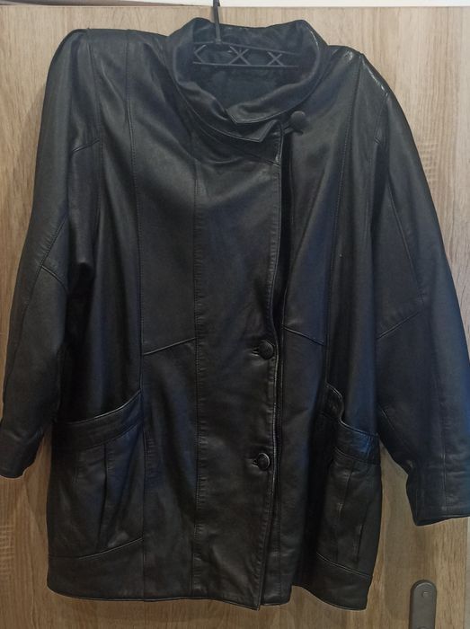 Kurka skóra naturalna czarna L XL 40 42