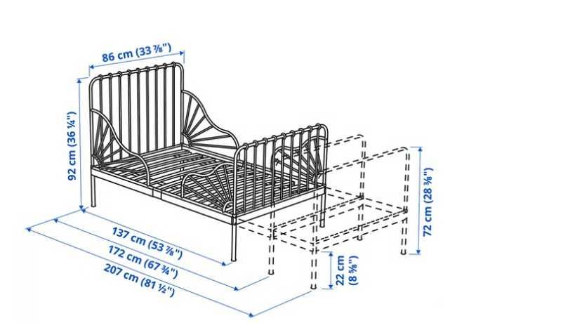 Cama criança extensível - MUITO BOM ESTADO
