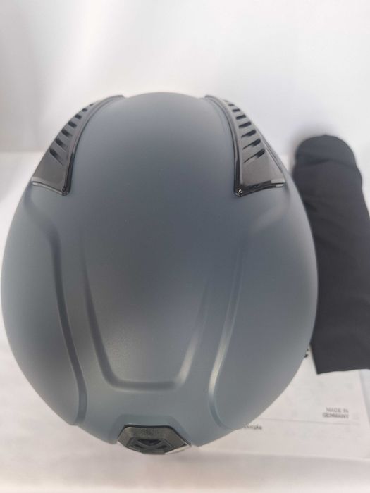 Kask narciarski Uvex HLMT 600 Visor Dark Slate Orange Mat M 55-57cm
