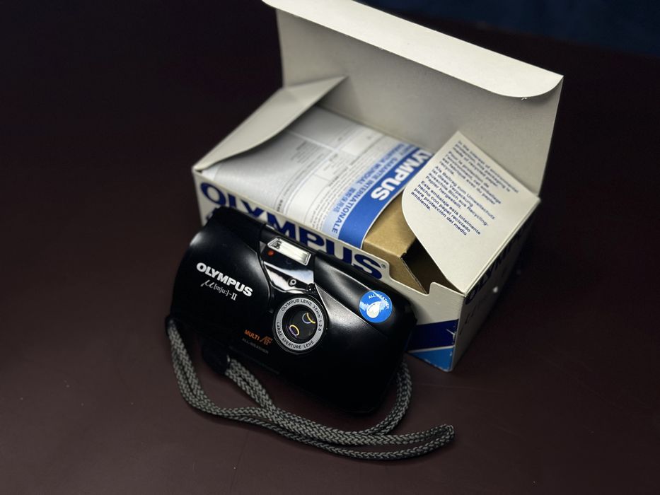 Olympus mju ii плівковий фотоапарат мью 2 новий з коробкою kodak zoom