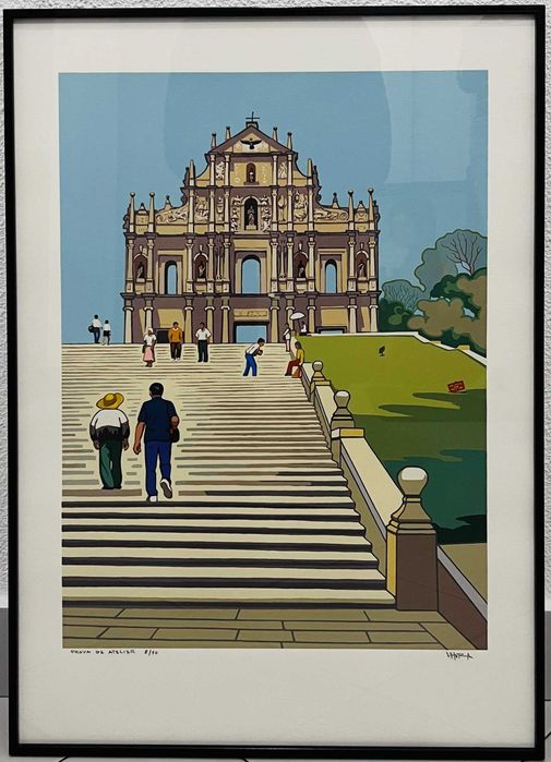Rogério Chora - Serigrafia "Macau" - P/A 8/10