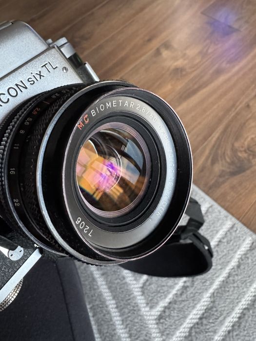 Pentacon Six TL + Biometar 80 | modyfikacja transportu filmu