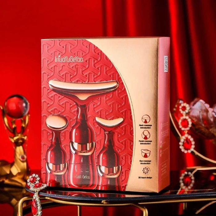 Masażer do twarzy i szyi 3W1 lifting ujędrnienie ANTI AGE PIELĘGNACJA