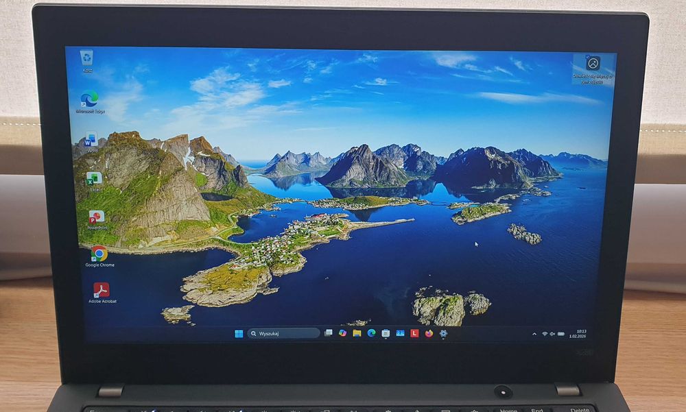Mały A4-12" Metalowy Dotykowy Thinkpad 8th 256GB SSD Office Bater. 85%