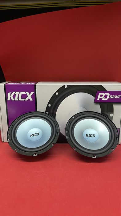 Динаміки Kicx PD62WF-чистий звук,глибокий бас, без вбудованих  пищалок