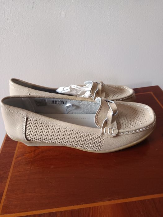 Buty skórzane damskie 40