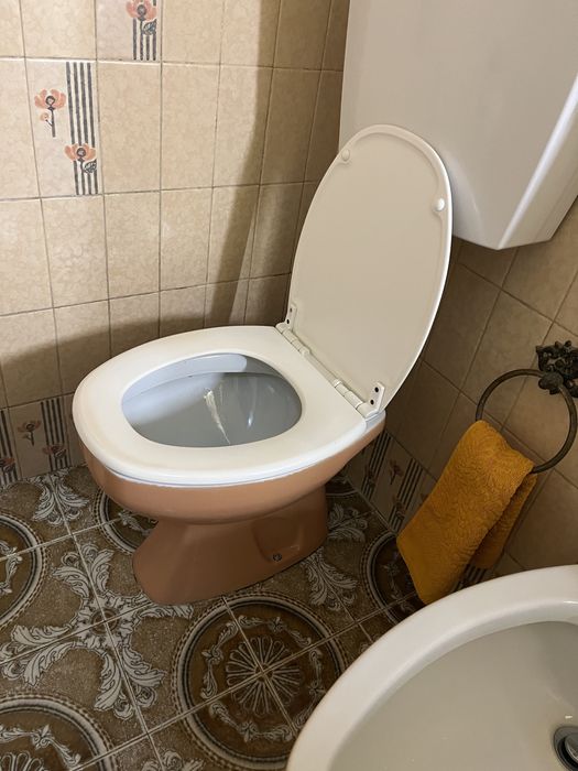 Bide e sanita em bom estado.