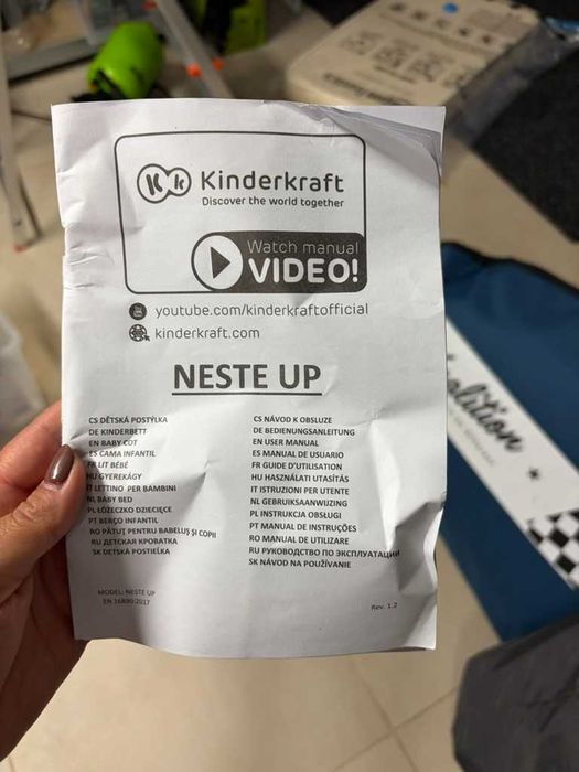 Berço Co-sleeping Kinderkraft Neste Up (Excelente Estado) + Colchão Extra Oferta