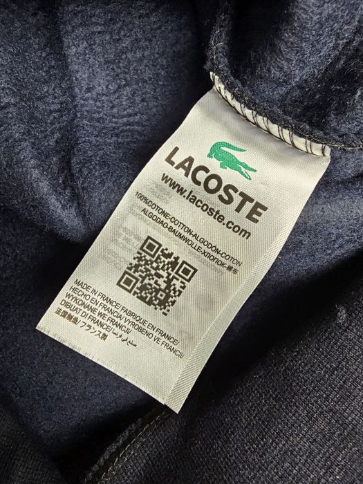 Bluza męska kaptur Lacoste maly znaczek  logowane premium