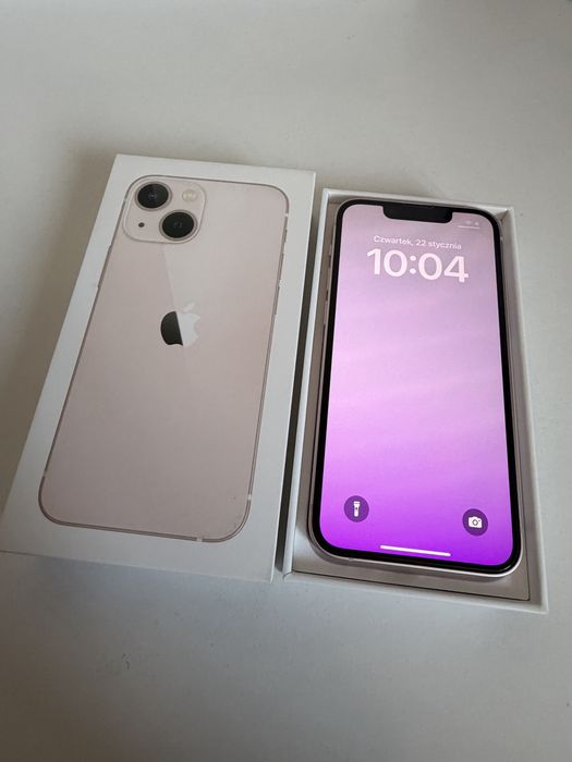 iPhone 13 Mini 128gb Pink Jak Nowy Bateria 100%