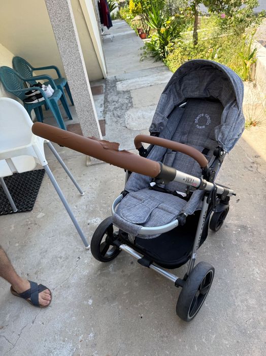 Carrinho Pierre Cardin Ovo + Passeio + Isofix