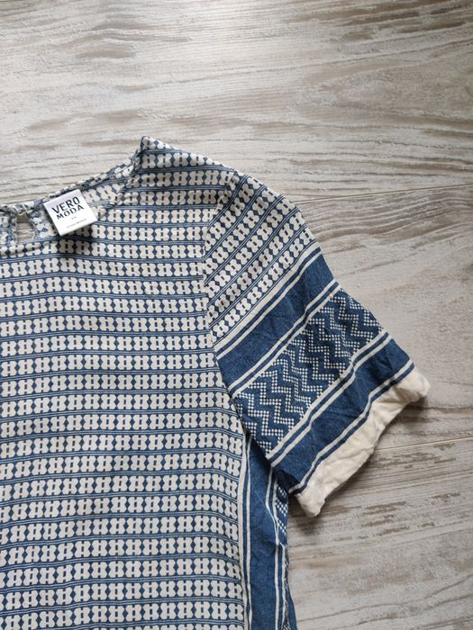 Vero Moda bluzka krótki rękaw boho