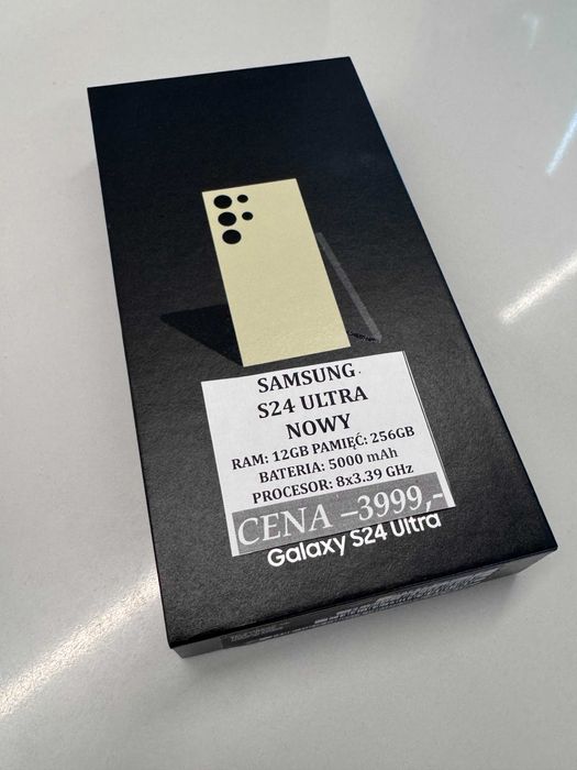 Samsung S24 Ultra 12/256GB NOWY Topcase Vivo *Raty 0%