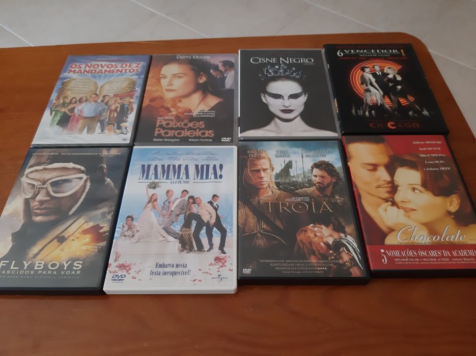 D,VD  com várias histórias de romance  aventuras  e suspense