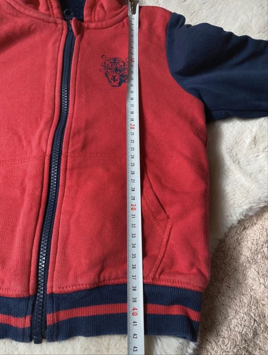 Ciepła bluza ocieplana + kamizelka bezrękawnik + czapka