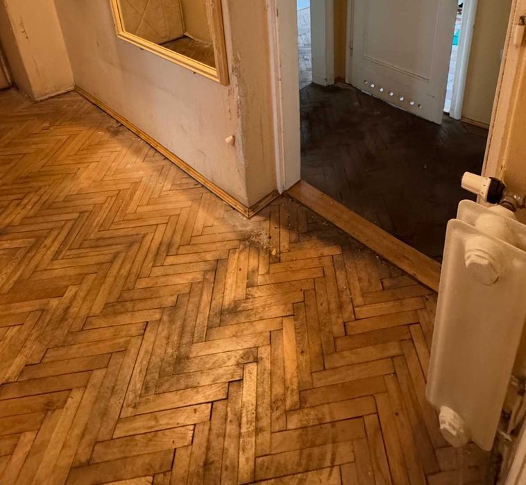 Parkiet bukowy - spakowany do worków