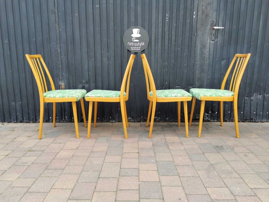 Krzesła TON proj. Antonín Šuman, Czechosłowacja '60 Design, Prl, RETRO
