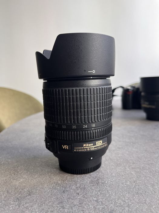 【C7110】ニコン D40X＋DX AF-S NIKKOR 18-105mm ニコンDX専用 ズームレンズ 18-105mm ED VR