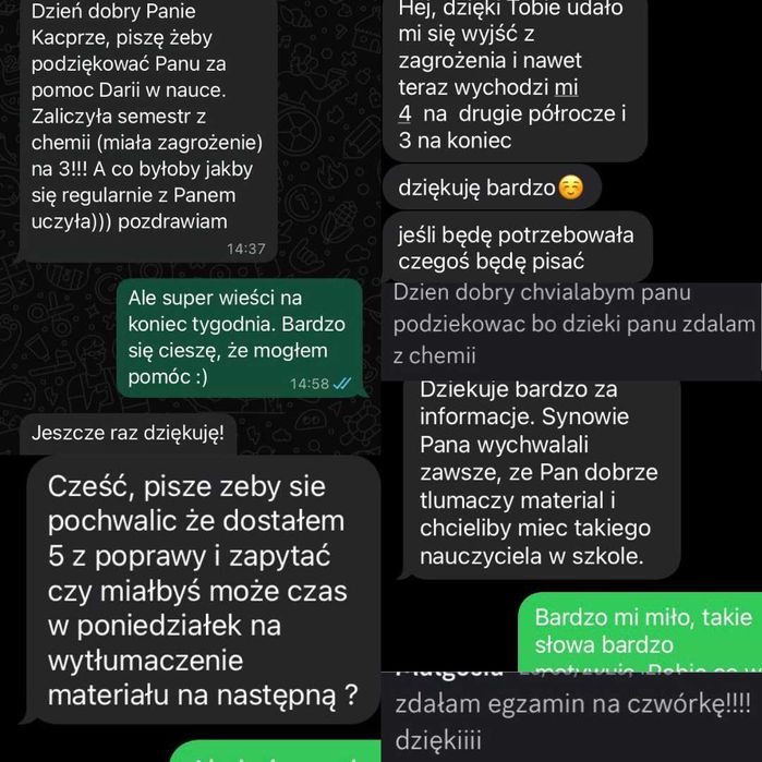 Skuteczne Korepetycje CHEMIA - *ONLINE*