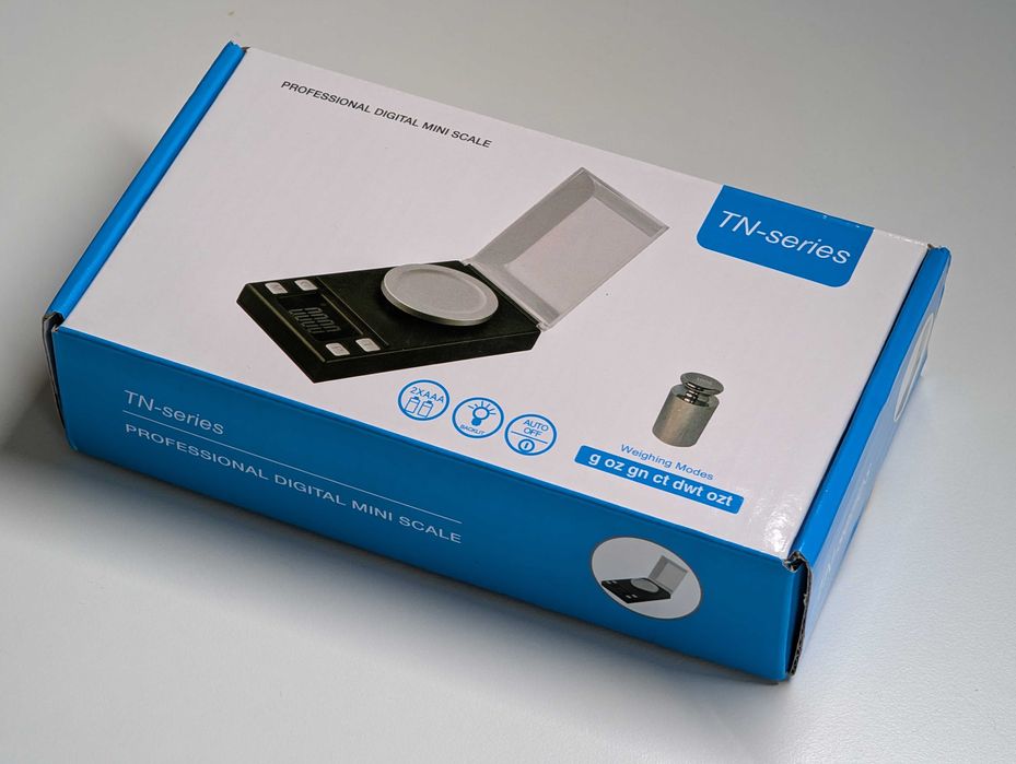 Elektroniczna mini waga jubilerska 0.001g - 100g jak nowa