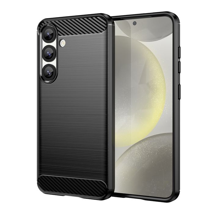 Etui Carbon Case elastyczne silikonowe na Nothing Phone (3a) Pro - czarne