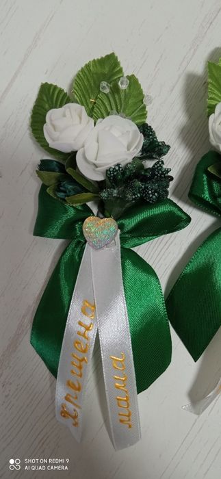 Бутинєрки для хрещених батьків