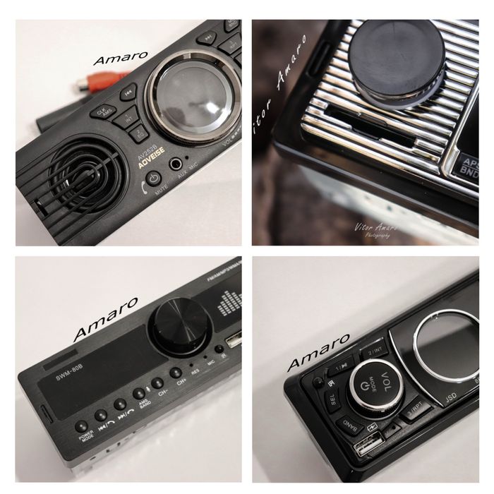 Auto Radio Vintage/Retro com Bluetooth Carro Classico (4 modelos| NOVO