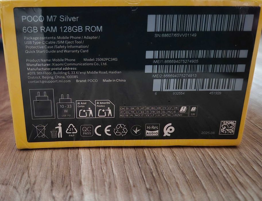 Новий смартфон POCO M7 (6/128GB) Silver / Global