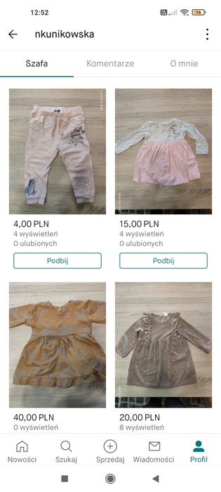 Ubranka 62-86 dla dziewczynki